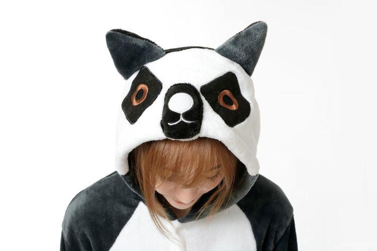 BuyAnimal Cat Kigurumi Hoodie Tailed Onesie Costume Pajamas Now Cheaper With 3 - 5 Days Ship - PajamasBuy