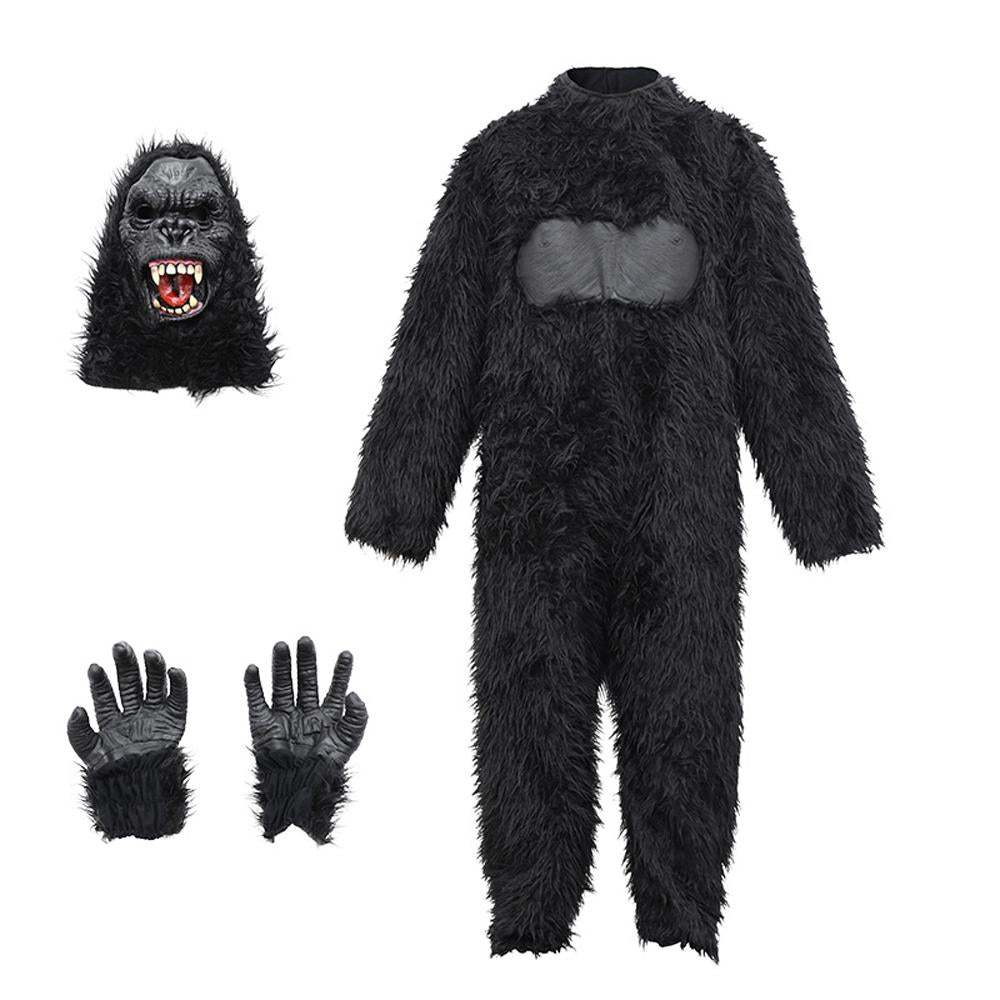 BuyAnimal party play King Kong Suffed Gorilla Costume for Kids Now Cheaper With 3 - 5 Days Ship - PajamasBuy