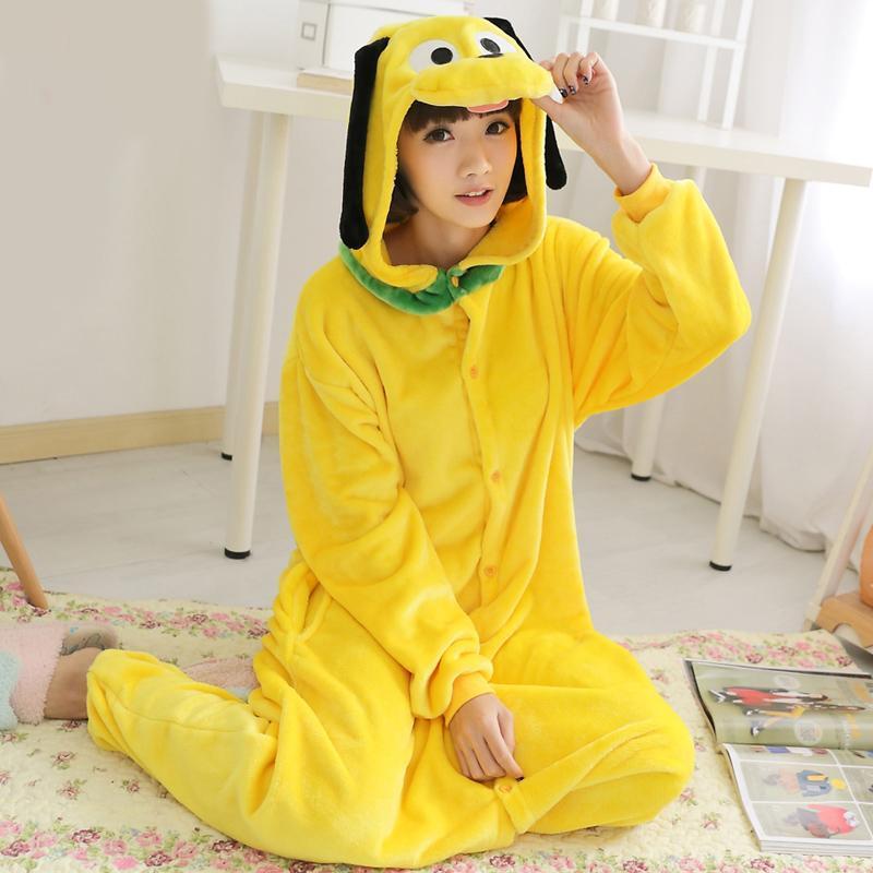 BuyAnimal Pluto Dog Onesie Adult Kigurumi Hoodie Costume Pajamas Now Cheaper With 3 - 5 Days Ship - PajamasBuy