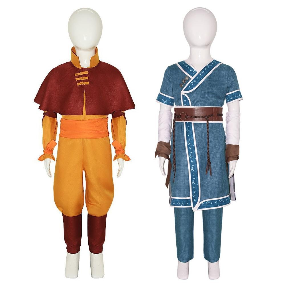 BuyAnime Katara Bumi Aang Avatar The Last Airbender Cosplay Costume Adult Kids Now Cheaper With 3 - 5 Days Ship - PajamasBuy