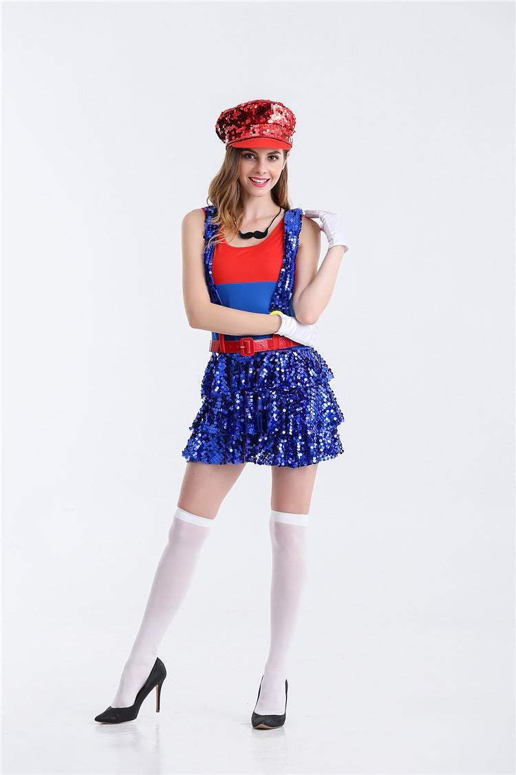 BuyAnime Super Mario Halloween Women Adult Party Cosplay Costume Now Cheaper With 3 - 5 Days Ship - PajamasBuy