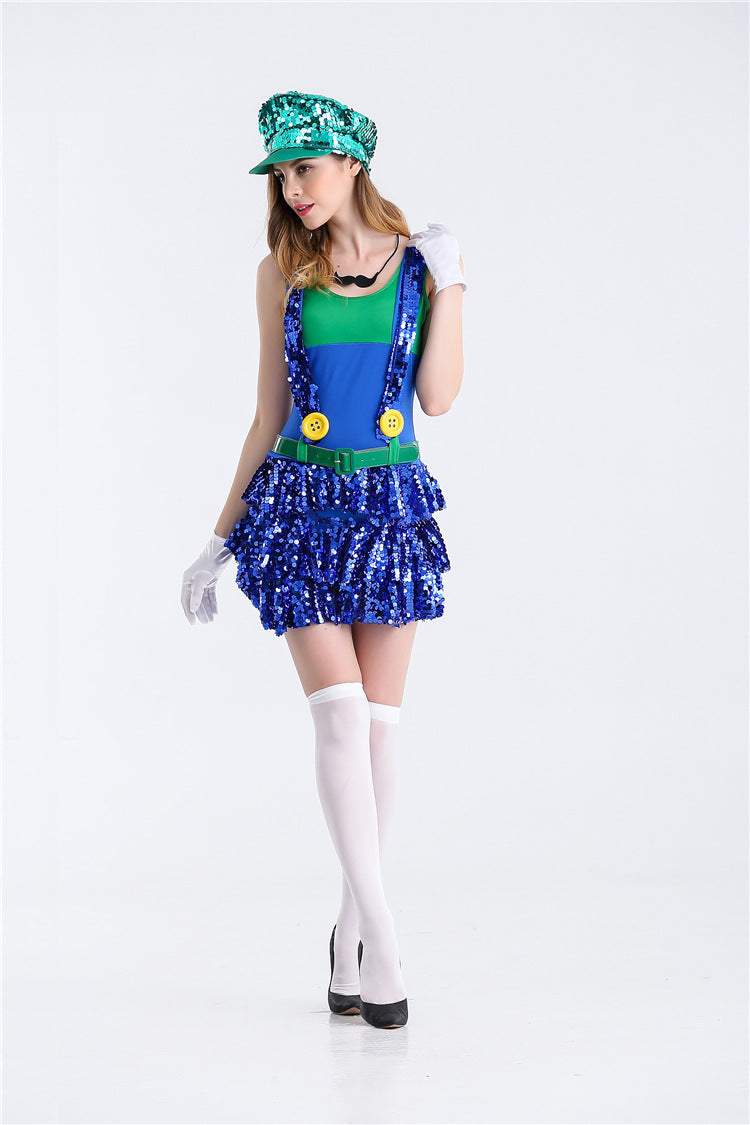 BuyAnime Super Mario Halloween Women Adult Party Cosplay Costume Now Cheaper With 3 - 5 Days Ship - PajamasBuy