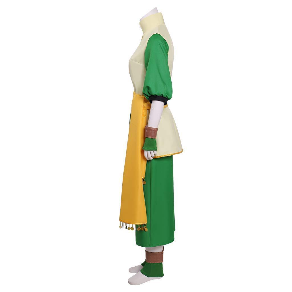 Anime Toph Beifong Avatar The Last Airbender Costume Party Carnival Cosplay Full Set - Pajamasbuy