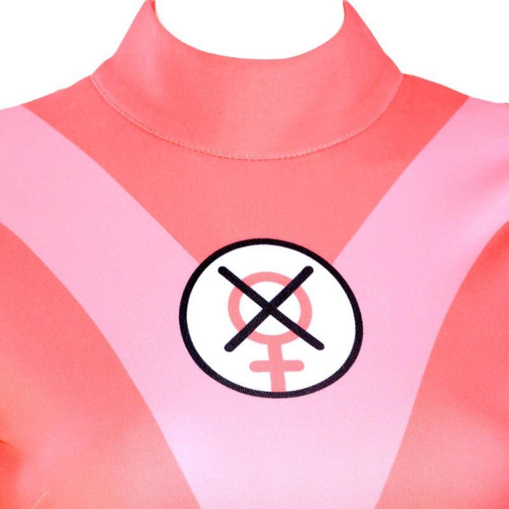 Atom Eve Invincible Costume Bodysuit Zentai Hero Cloak Cosplay - Pajamasbuy