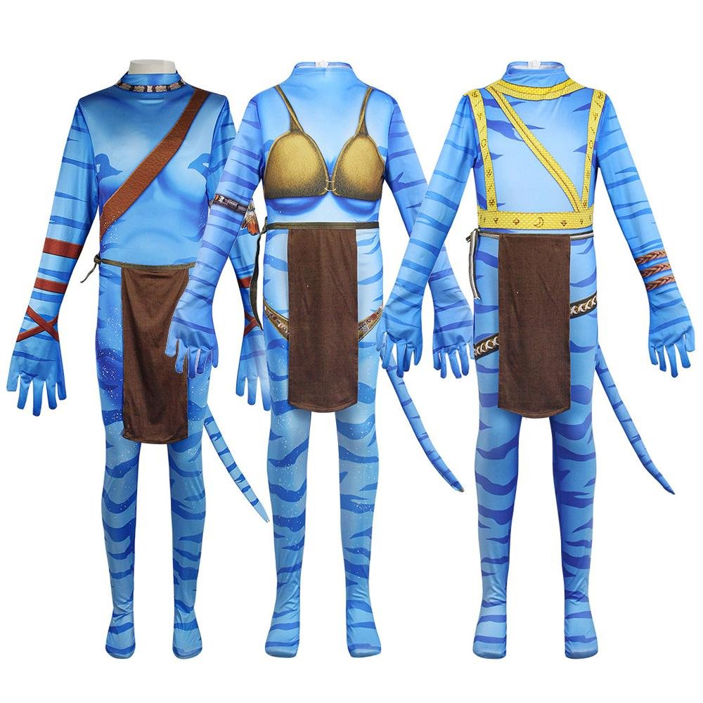 BuyAvatar: The Way of Water Cosplay Costume adult zentai costume Sets and Mask Up For kids Now Cheaper With 3 - 5 Days Ship - PajamasBuy