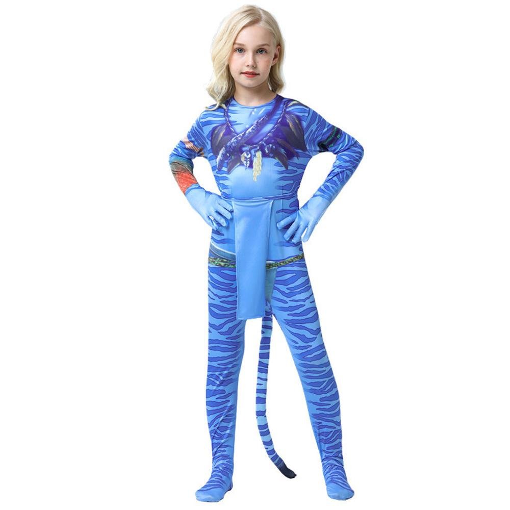 BuyAvatar: The Way of Water Cosplay Costume kids zentai costume jumpsuit Now Cheaper With 3 - 5 Days Ship - PajamasBuy