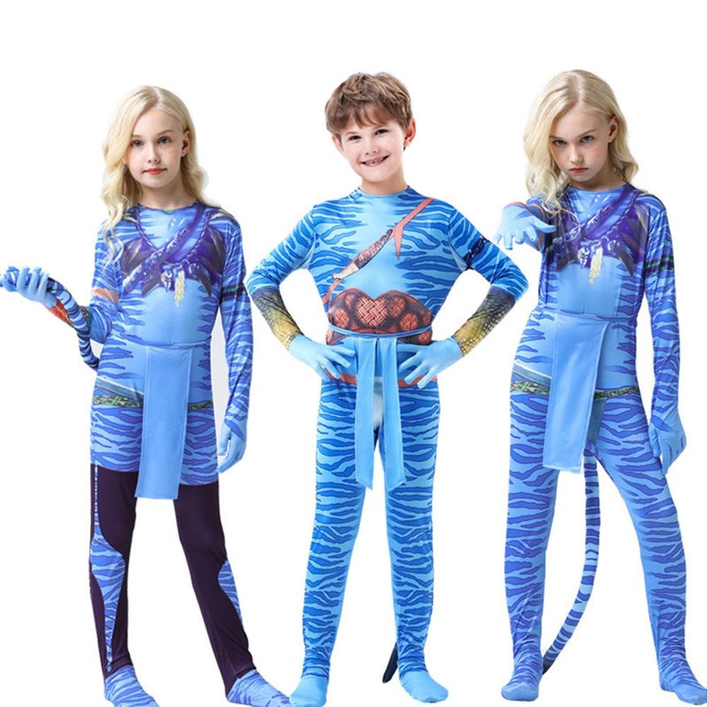 BuyAvatar: The Way of Water Cosplay Costume kids zentai costume jumpsuit Now Cheaper With 3 - 5 Days Ship - PajamasBuy