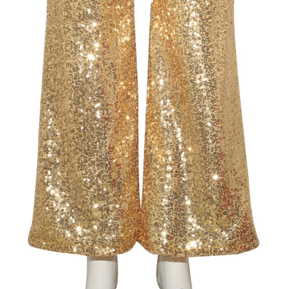 BuyBarbie Movie Margot Robbie Gold Disco Jumpsuits Cosplay Costume Halloween Carnival Suit Now Cheaper With 3 - 5 Days Ship - PajamasBuy