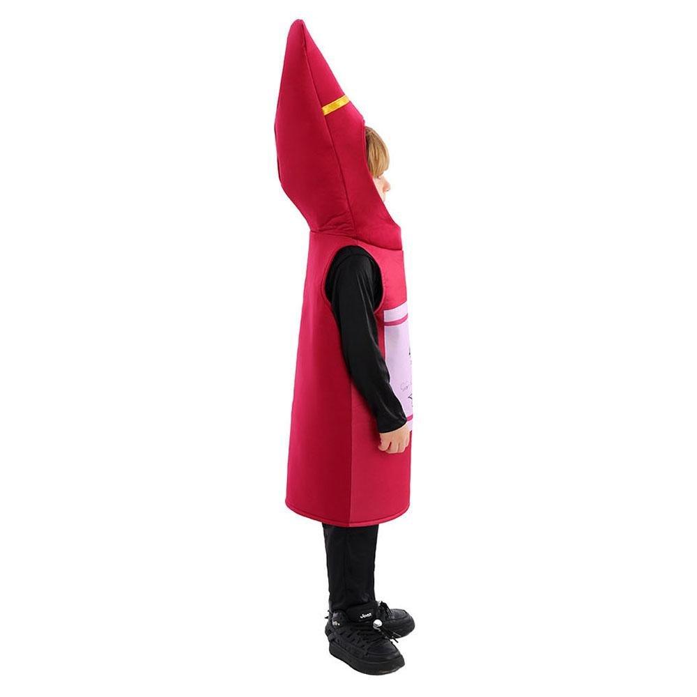 Beer Wine red Bottle Cosplay Costume Children's Day and School Festival Performance Outfit - Pajamasbuy