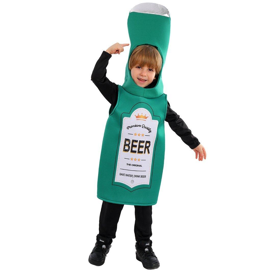 Beer Wine red Bottle Cosplay Costume Children's Day and School Festival Performance Outfit - Pajamasbuy