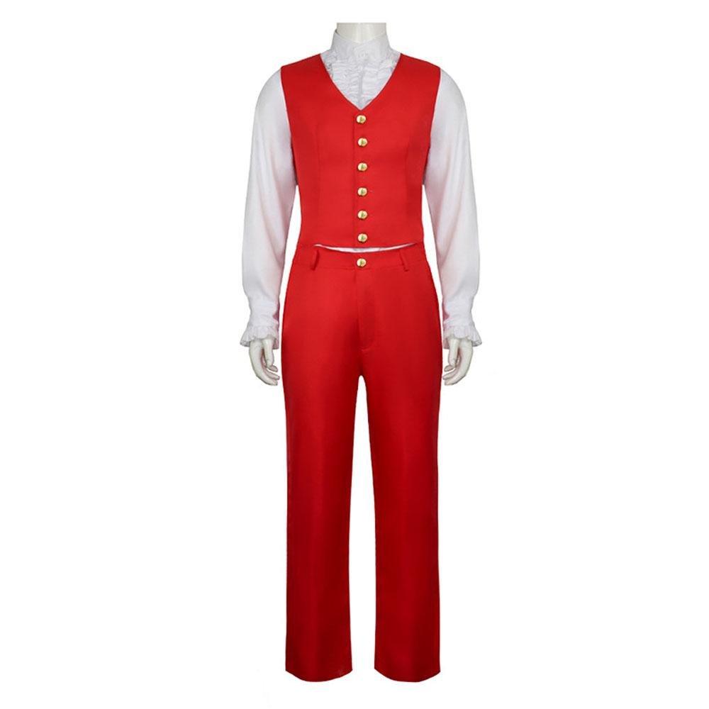 Beetlejuice 2 Michael Keaton Costume Red Suit for Men Kids Party Halloween - Pajamasbuy