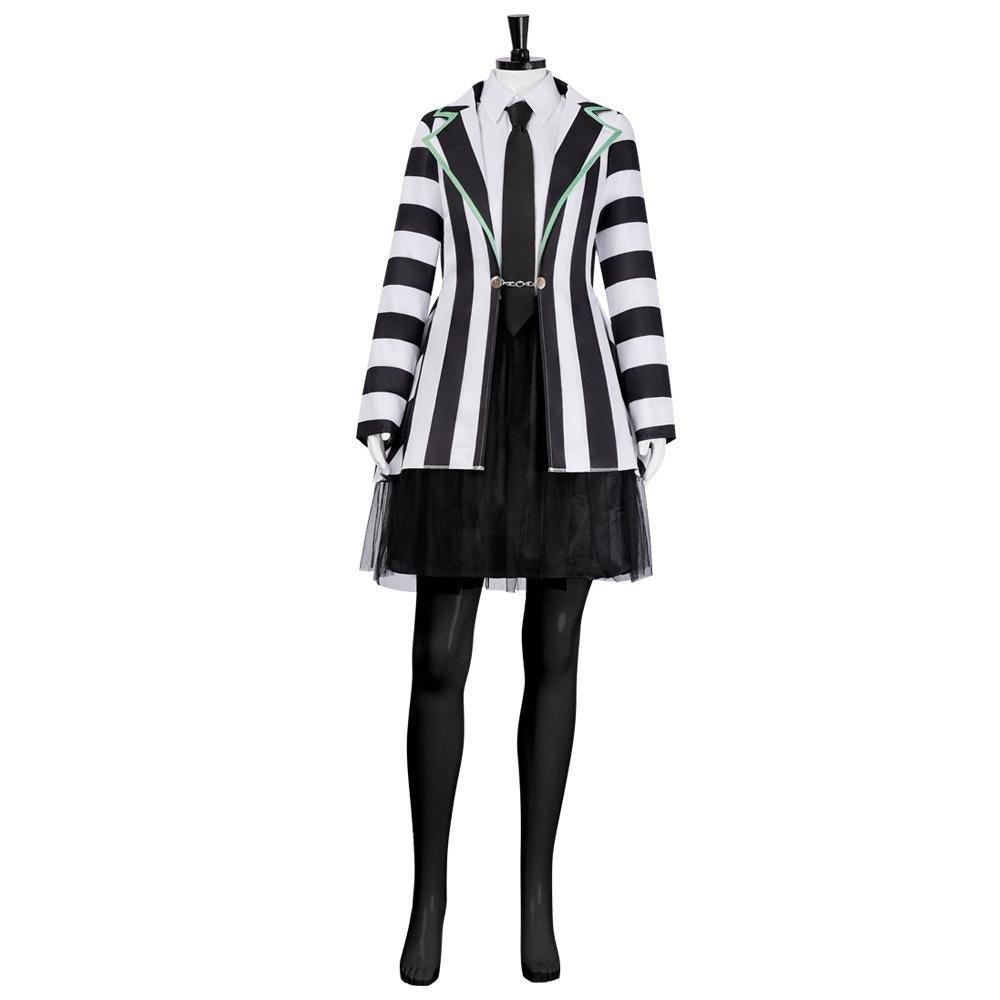 Beetlejuice Adult Kids Blazer Dress Costume For Women Girl - Pajamasbuy