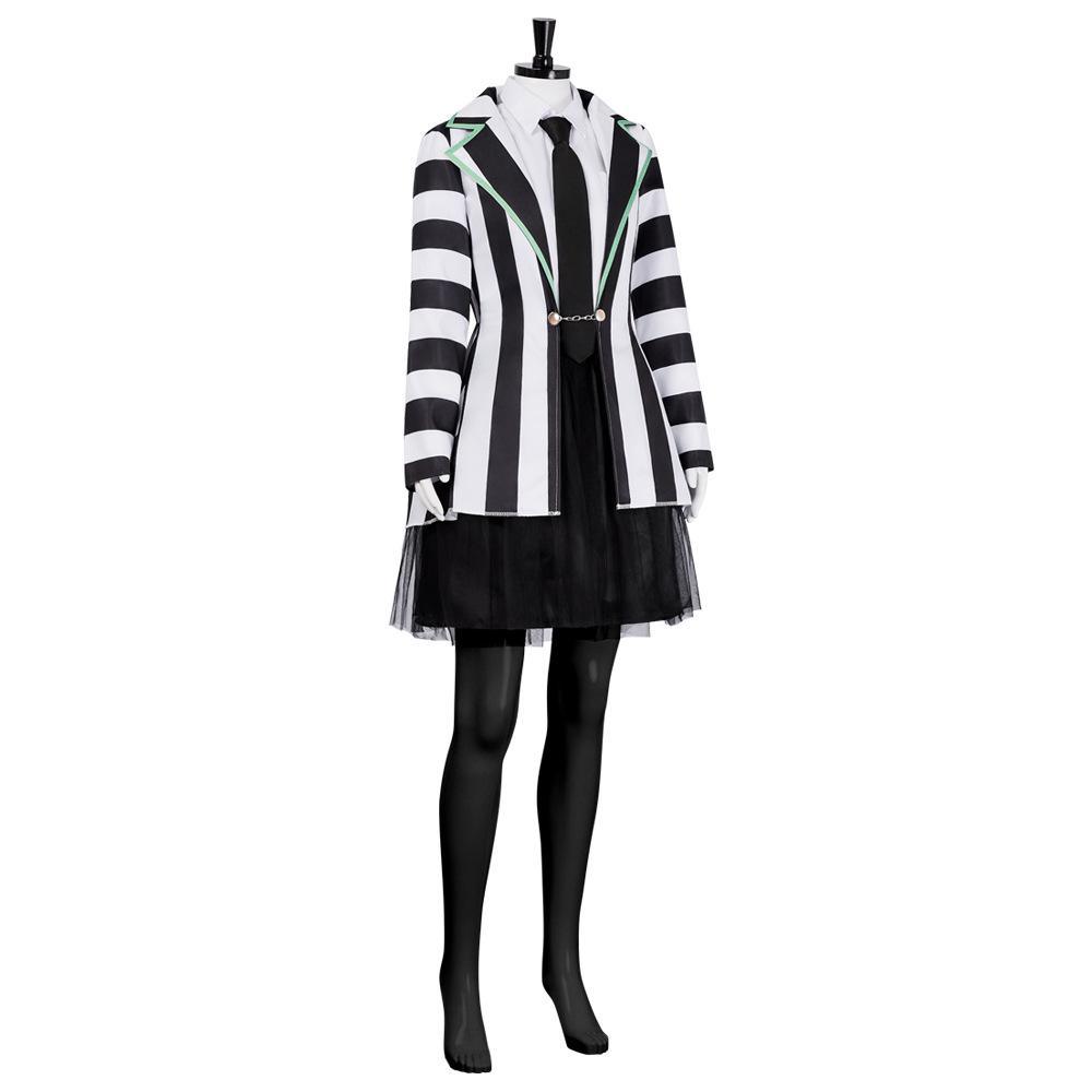 Beetlejuice Adult Kids Blazer Dress Costume For Women Girl - Pajamasbuy