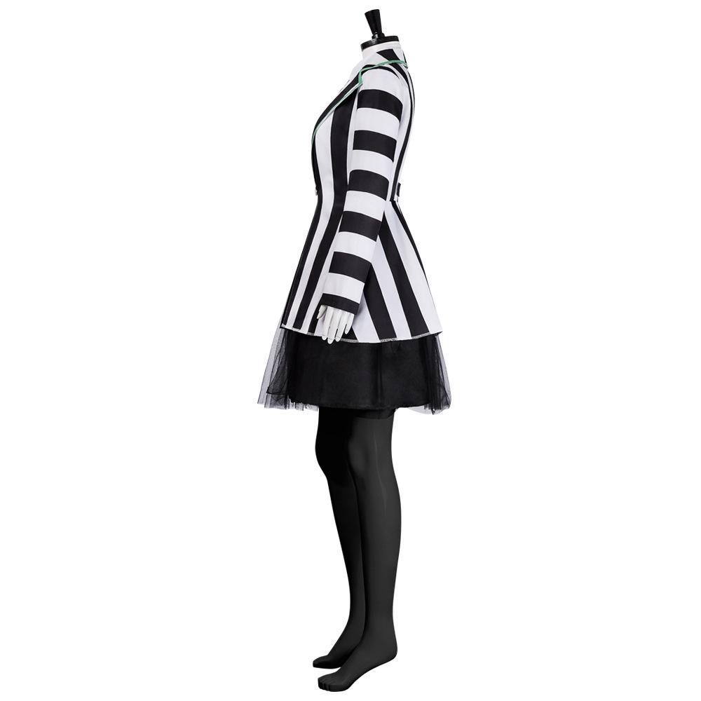 Beetlejuice Adult Kids Blazer Dress Costume For Women Girl - Pajamasbuy