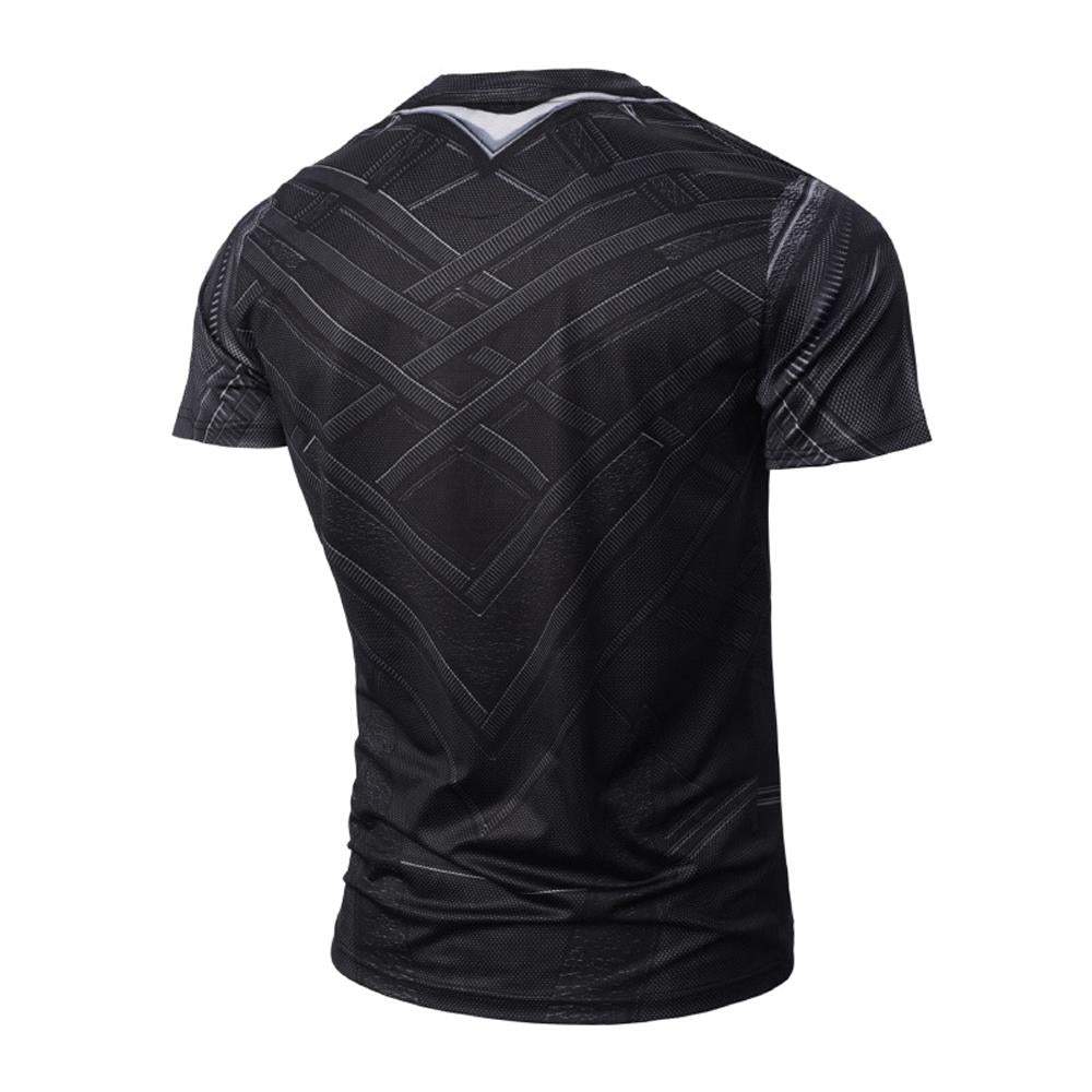 BuyBlack Panther Men T shirt Short Sleeve Running Fitness Tee Top Now Cheaper With 3 - 5 Days Ship - PajamasBuy