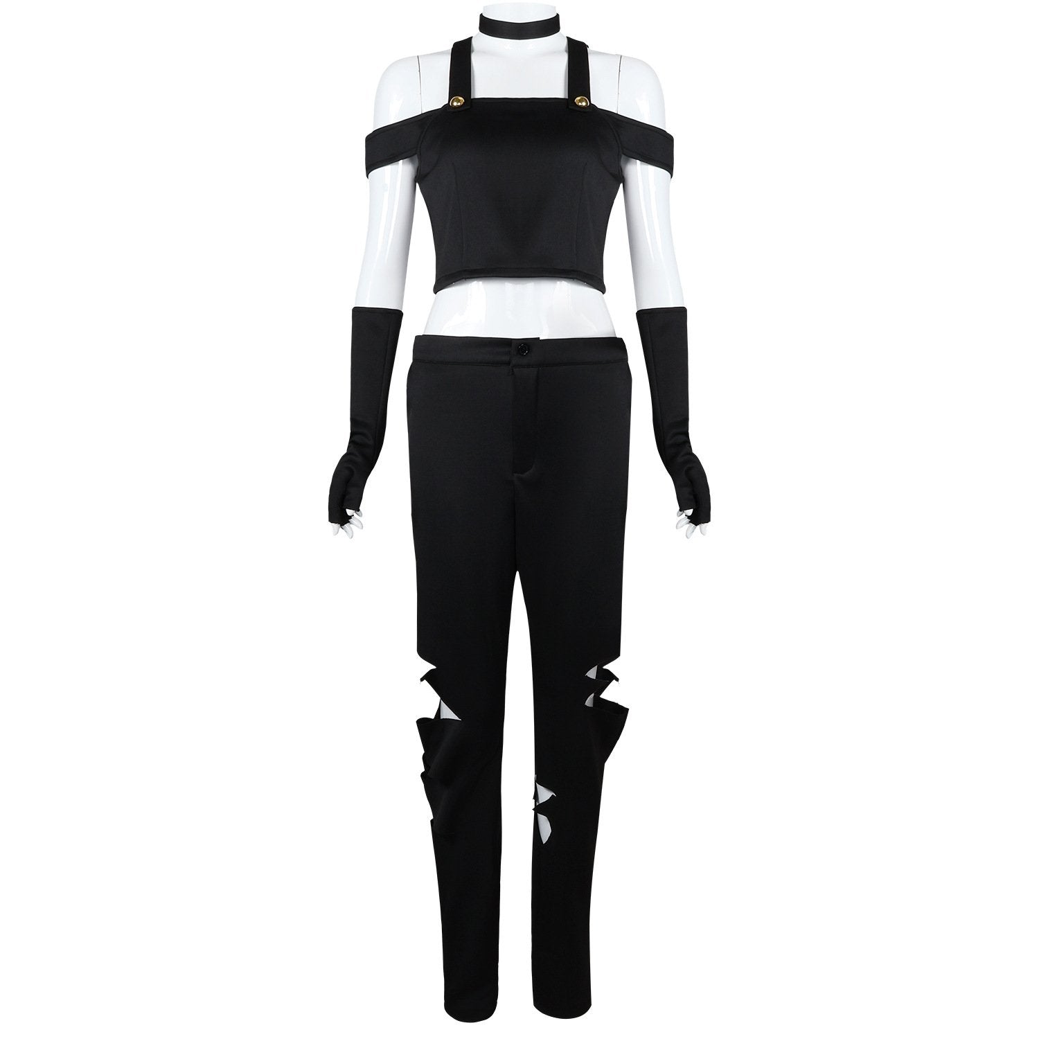 BuyBlack White Hazbin Hotel Adult Cosplay Costume Outfits Halloween Carnival Suit Now Cheaper With 3 - 5 Days Ship - PajamasBuy