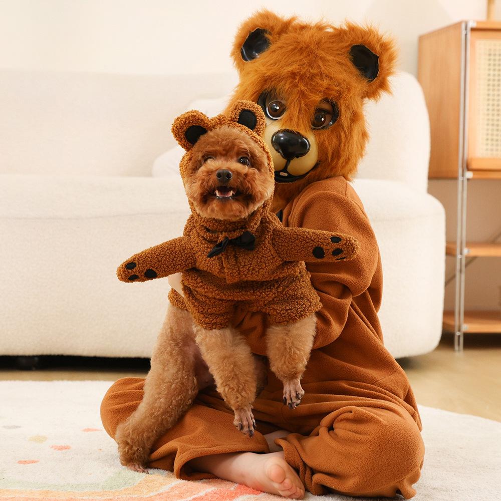 BuyBrown Bear animal furry costume Children's Day Matching Pets Party Halloween Now Cheaper With 3 - 5 Days Ship - PajamasBuy