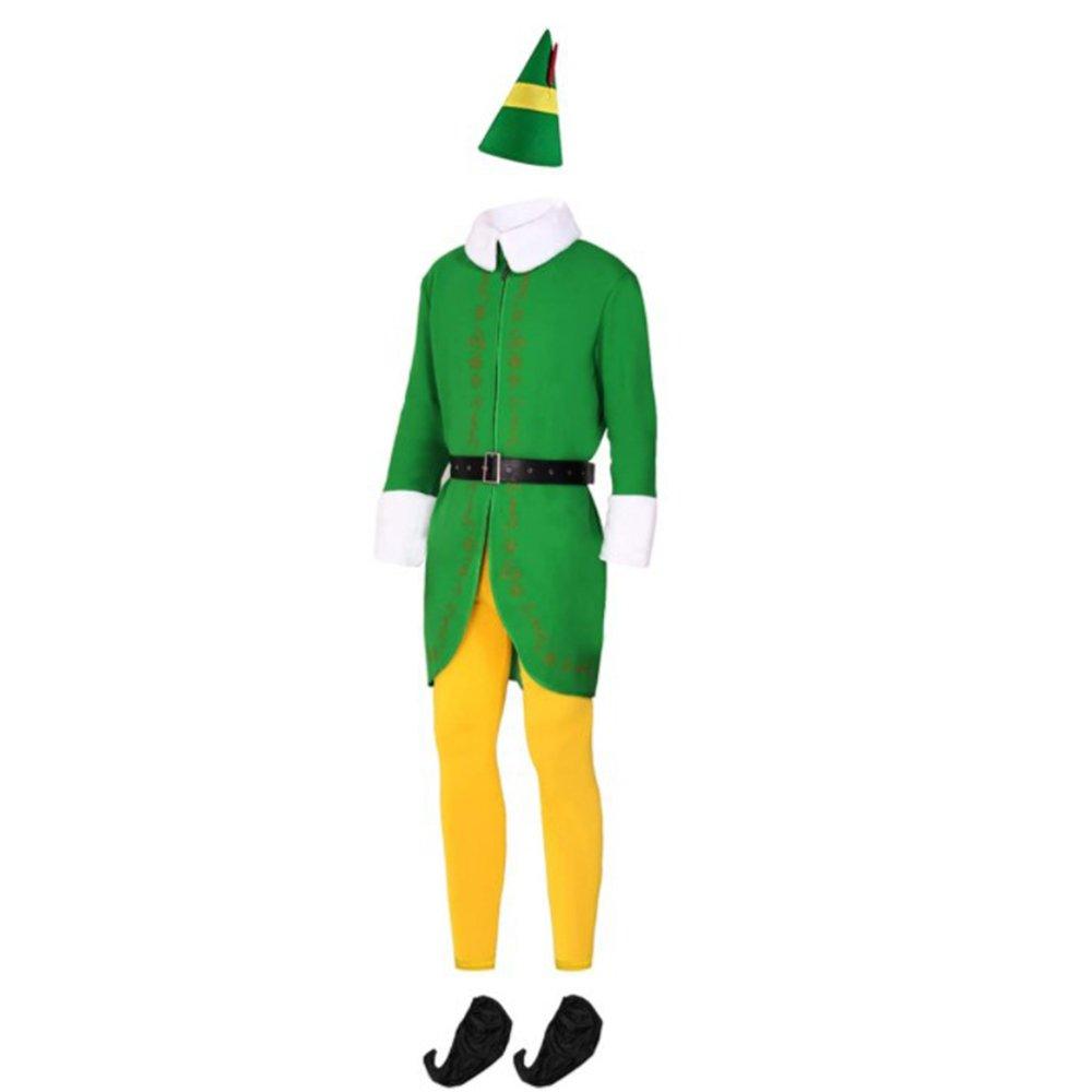 BuyBuddy Elf Christmas Cosplay Costume Full Set Party Costumes for Men Now Cheaper With 3 - 5 Days Ship - PajamasBuy