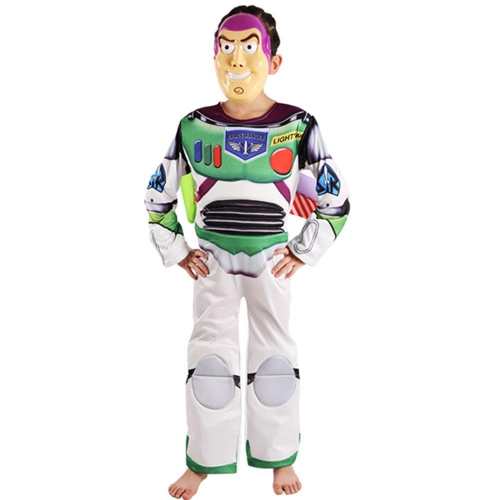 Buzz Lightyear Toy Story Carnival Cosplay Costume Set For Kids Boys With Mask Wing - Pajamasbuy