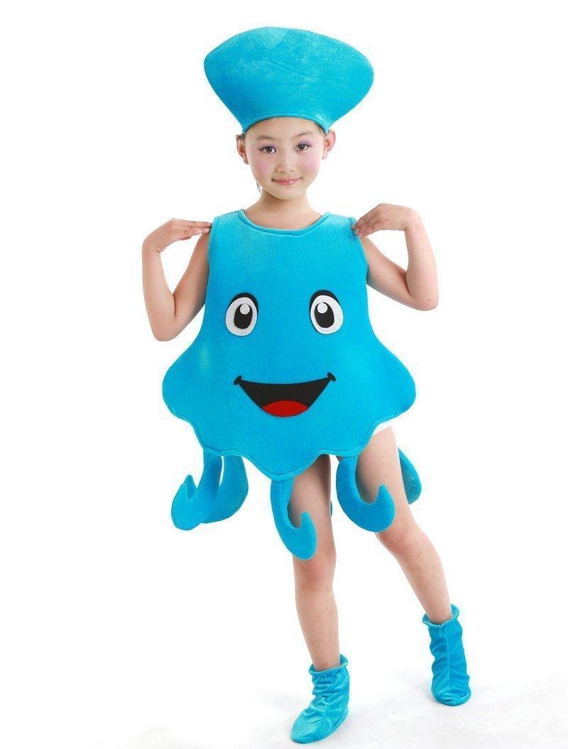 Cartoon Starfish Octopus Children Kids Gift Kigurumi Costume - Pajamasbuy