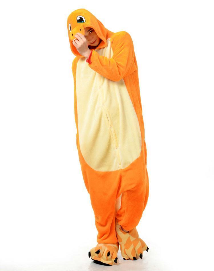 BuyCharmander Fire Dragon Kigurumi Onesies Pokemon Pajamas Now Cheaper With 3 - 5 Days Ship - PajamasBuy