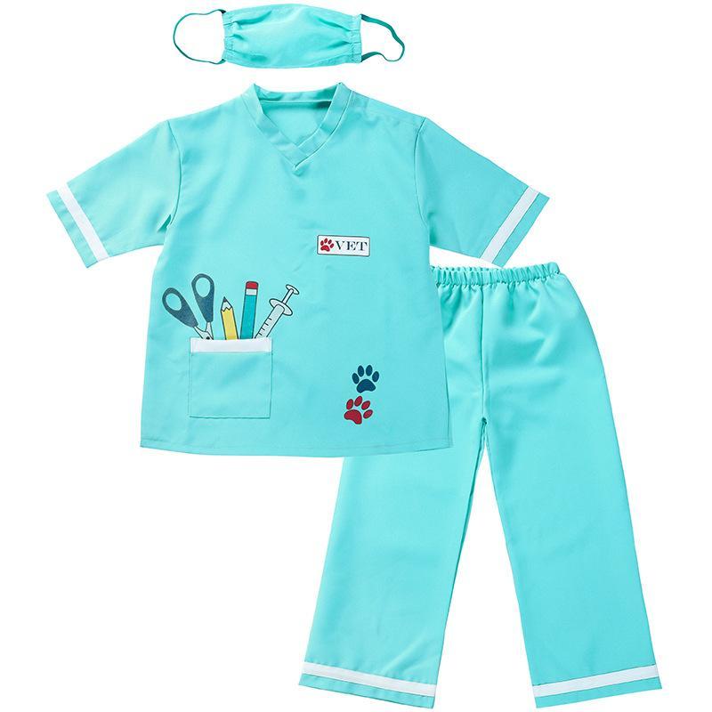 BuyChild Unisex Doctor Dress - up Veterinarian Role Play Halloween Costumes for kids Now Cheaper With 3 - 5 Days Ship - PajamasBuy