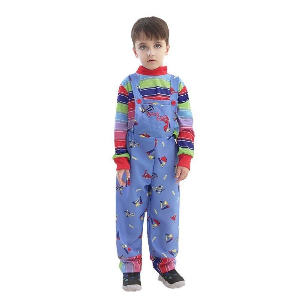 child's kids Chucky Costume Boy Jumpsuit Girls Dress stage Halloween - Pajamasbuy