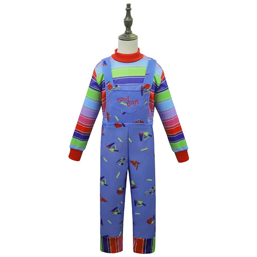 child's kids Chucky Costume Boy Jumpsuit Girls Dress stage Halloween - Pajamasbuy