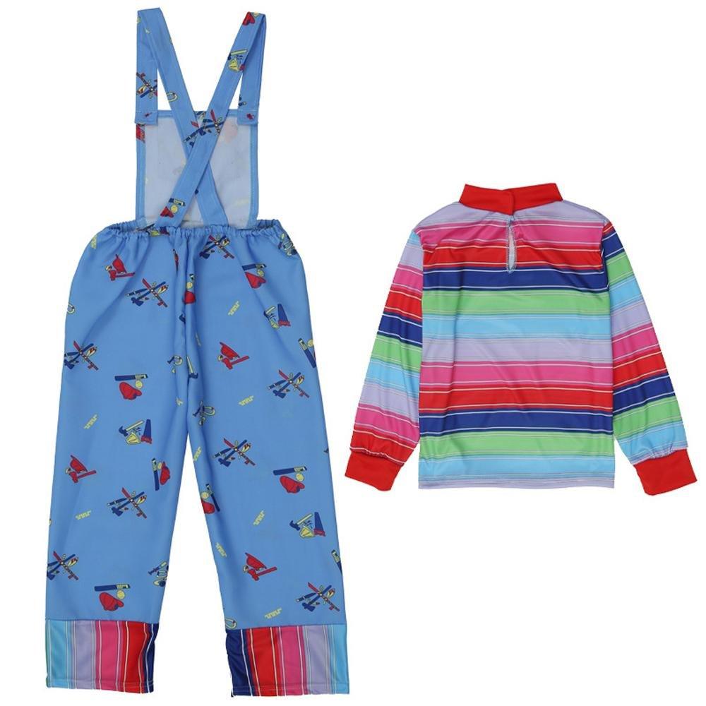 child's kids Chucky Costume Boy Jumpsuit Girls Dress stage Halloween - Pajamasbuy