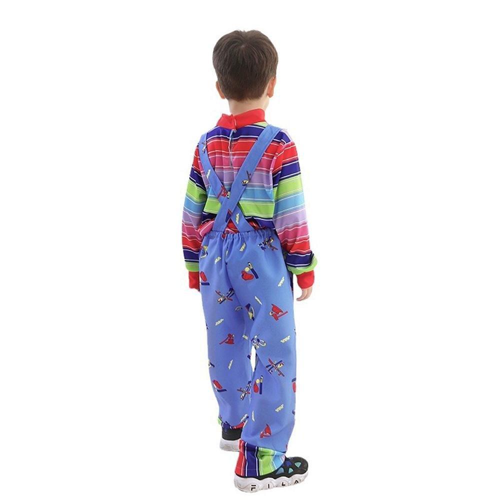 child's kids Chucky Costume Boy Jumpsuit Girls Dress stage Halloween - Pajamasbuy