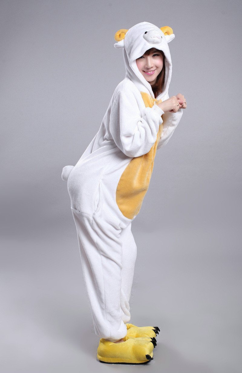 BuyChinese Zodiac Signs Sheep Kigurumi Animal Onesies Pajamas Costume Now Cheaper With 3 - 5 Days Ship - PajamasBuy