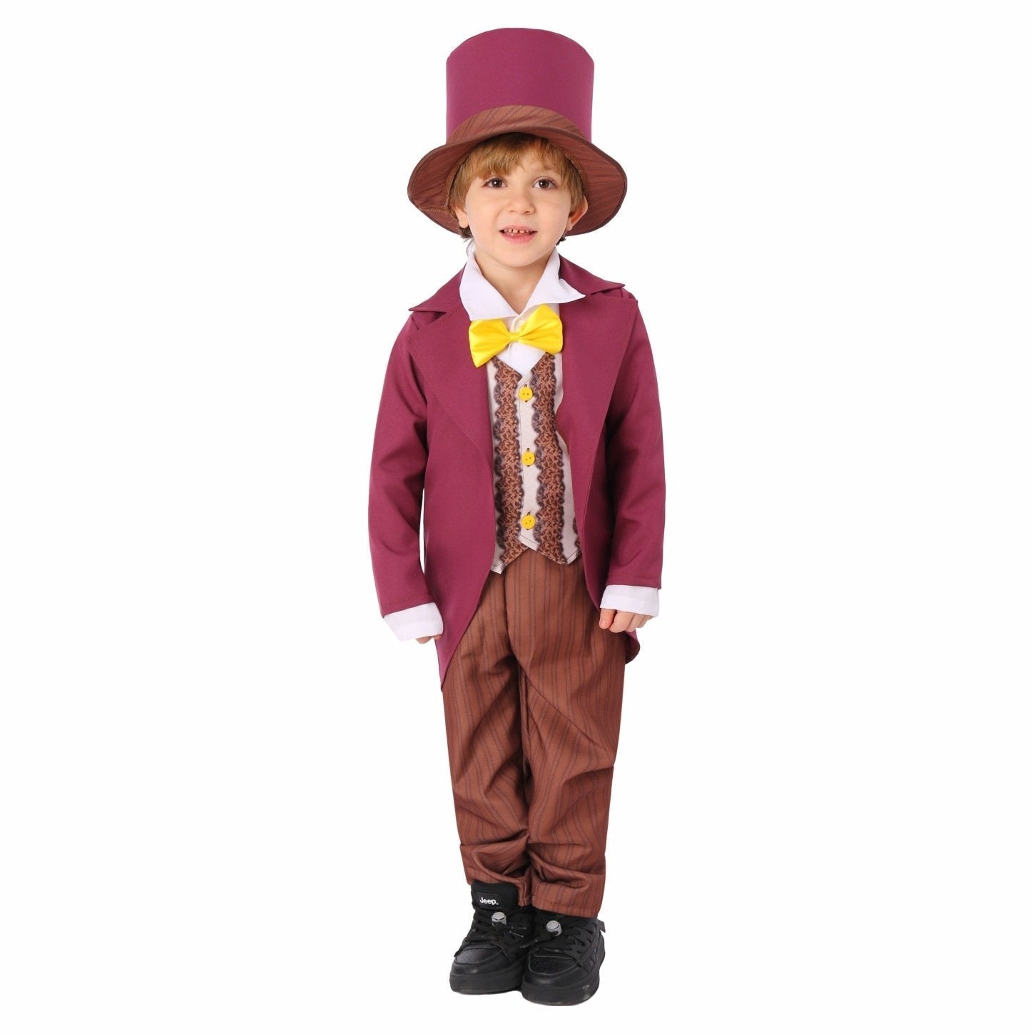 BuyChocolate Willy Wonka Movie Purple Kids Party Suit Cosplay Costumes Halloween Now Cheaper With 3 - 5 Days Ship - PajamasBuy