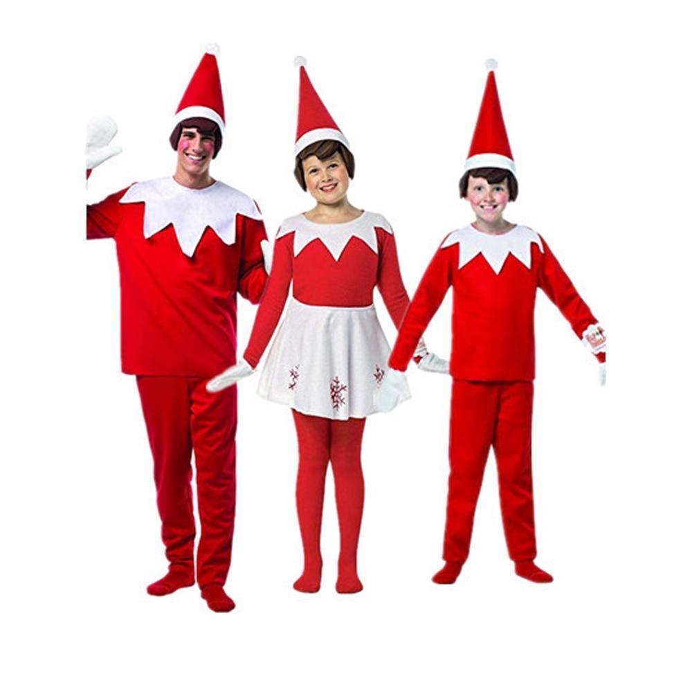 Christmas Costumes for Kids elf on the shelf costume Outfit Party Two Pieces - Pajamasbuy