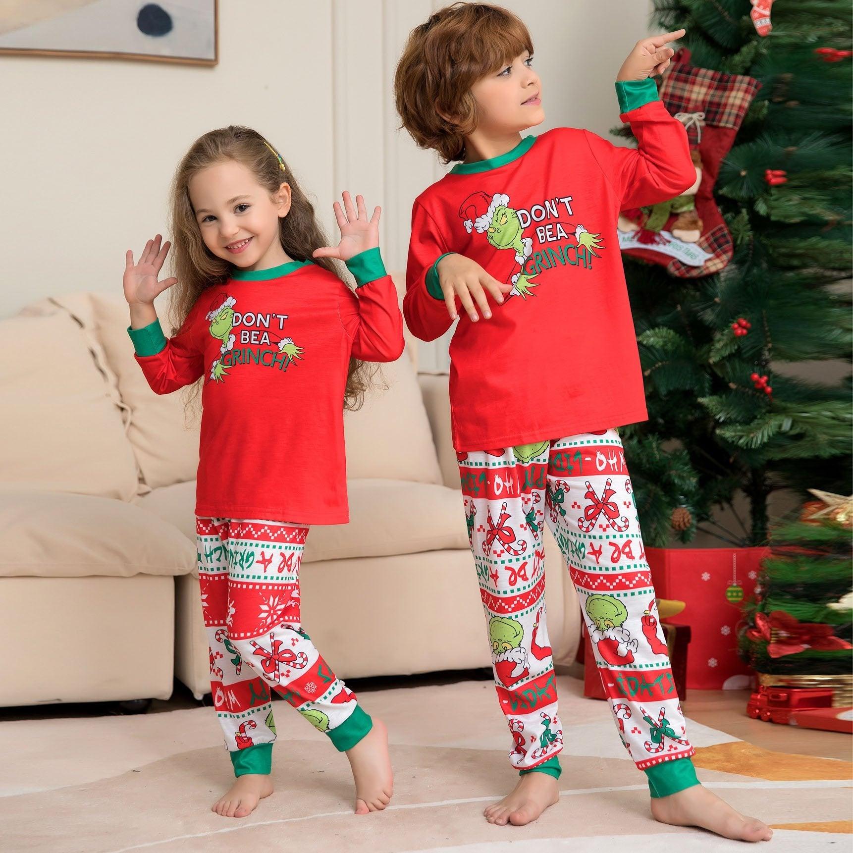 Christmas Monster Animation Family Couples Matching Pajamas Party Sets - Pajamasbuy