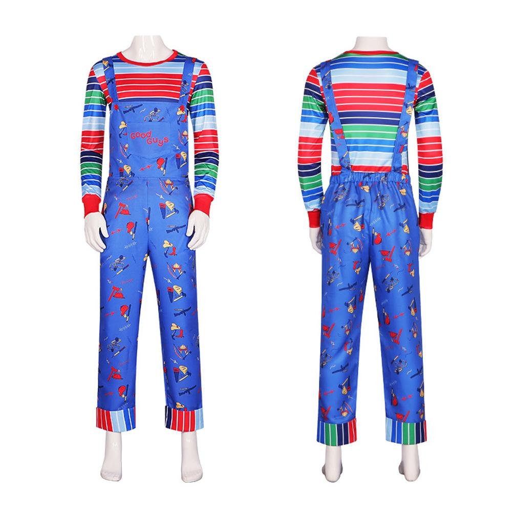 BuyChucky Halloween Cosplay Costume Outfits Carnival Suit Now Cheaper With 3 - 5 Days Ship - PajamasBuy