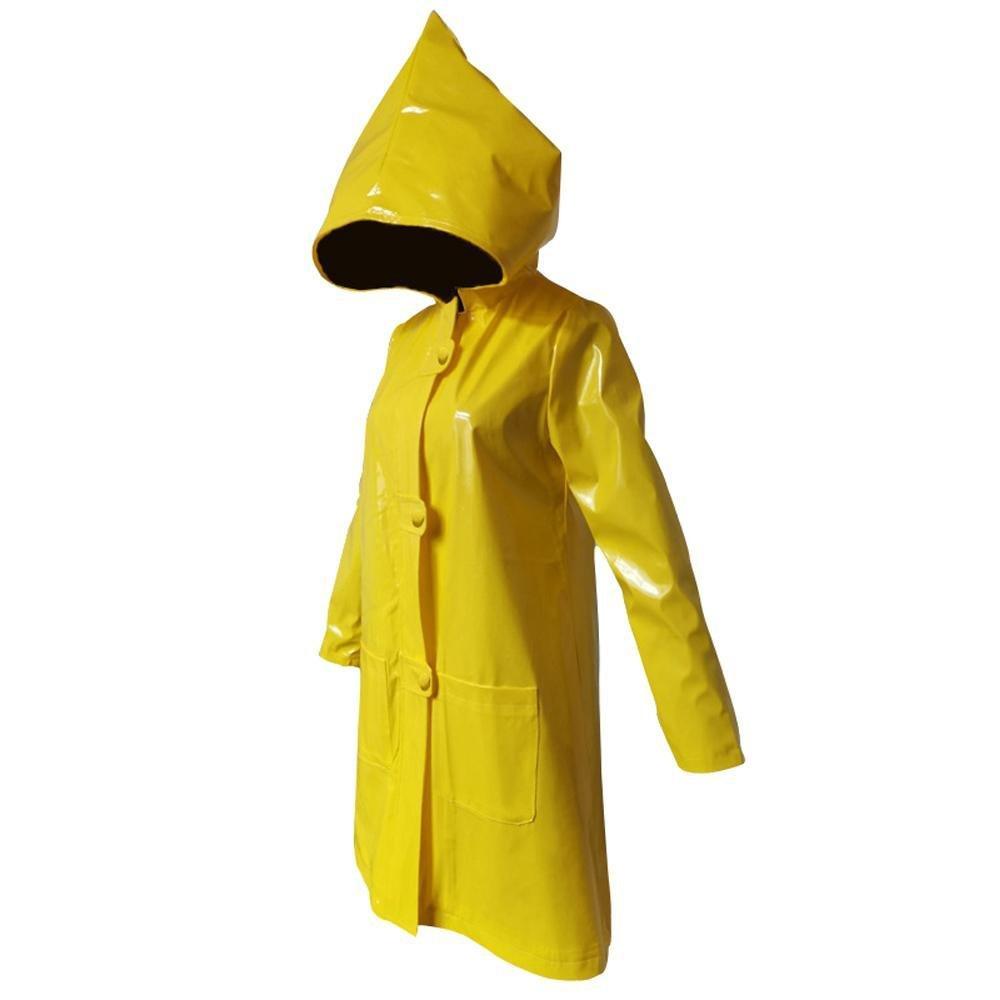 Coraline Little Nightmares cosplay six halloween horror yellow costume Raincoat - Pajamasbuy