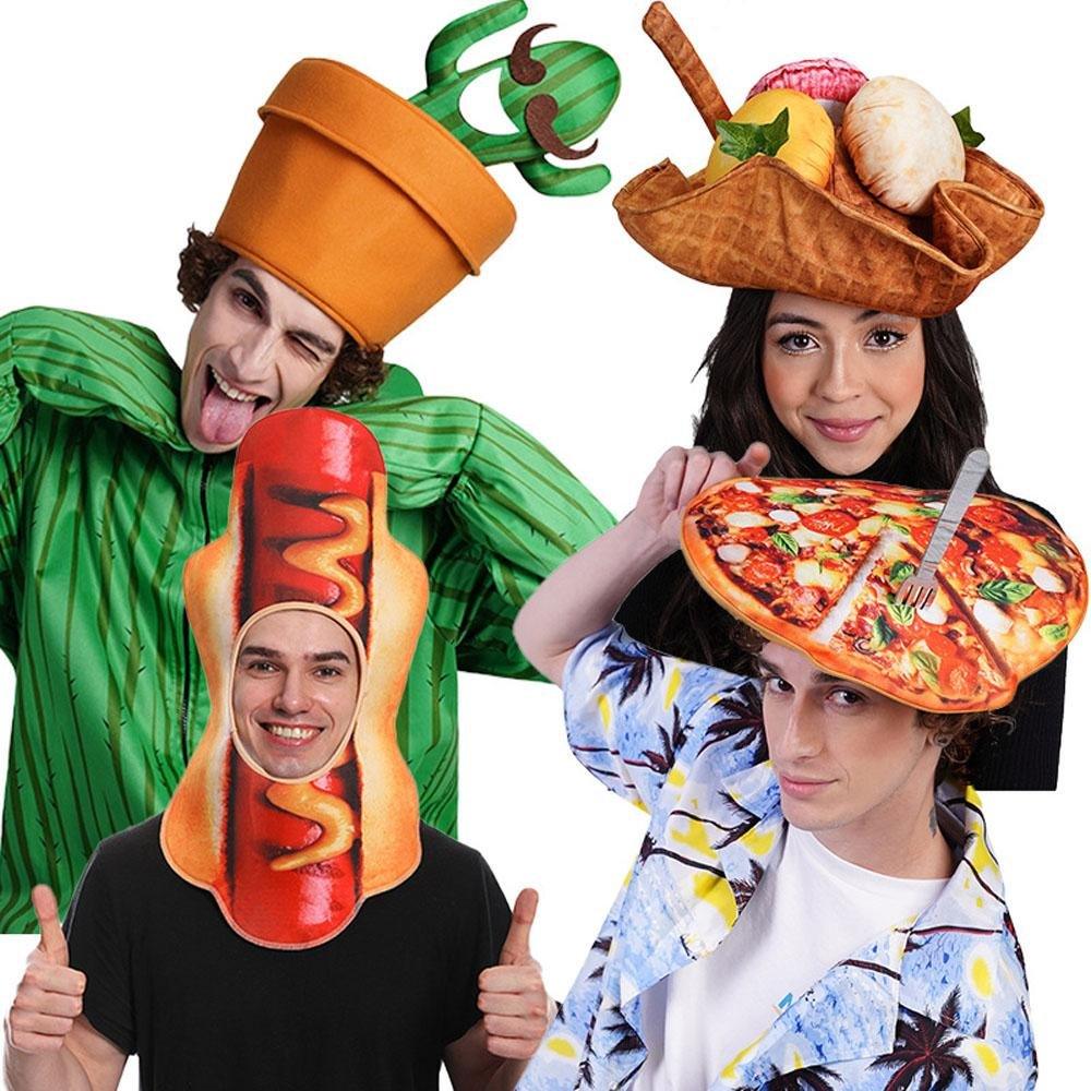 Couple Funny Plant Food Cosplay Hat Halloween Performance Props - Pajamasbuy