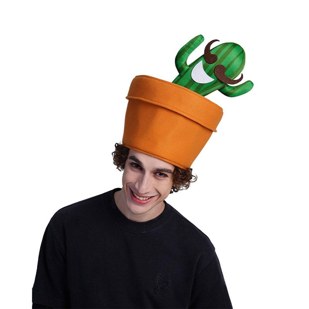 BuyCouple Funny Plant Food Cosplay Hat Halloween Performance Props Now Cheaper With 3 - 5 Days Ship - PajamasBuy