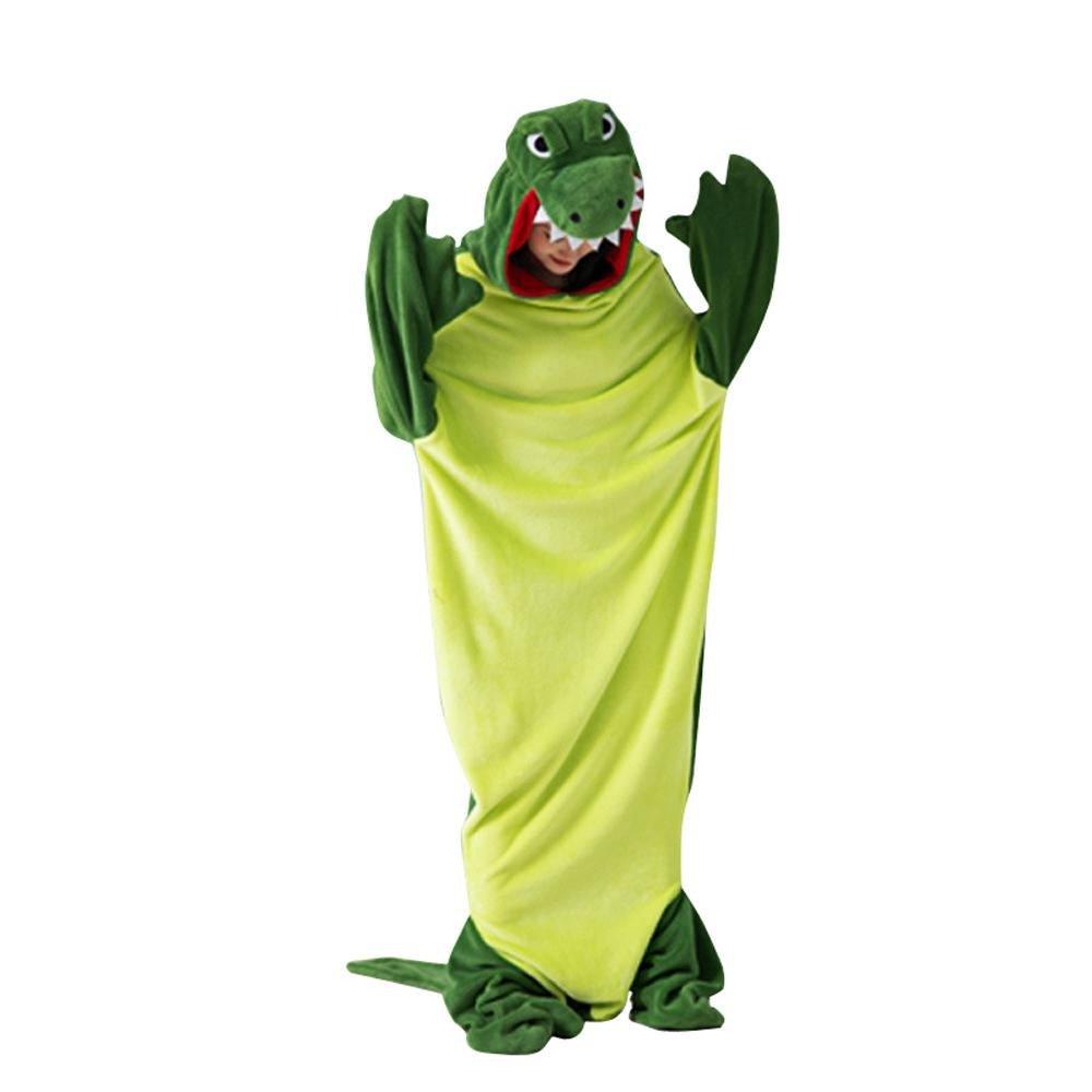 Crocodile Animal kigurumi onesies Costume Cozy Fleece Pajama Robe - Pajamasbuy