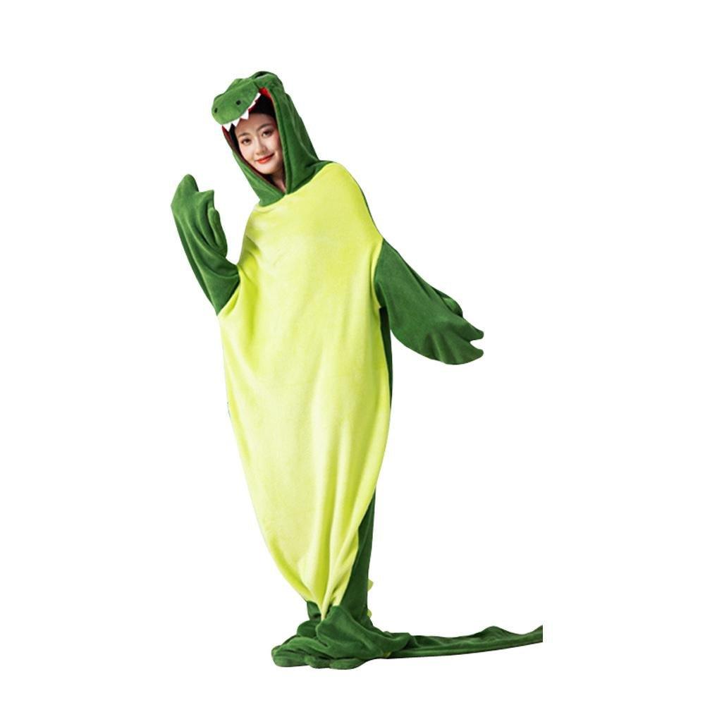 Crocodile Animal kigurumi onesies Costume Cozy Fleece Pajama Robe - Pajamasbuy