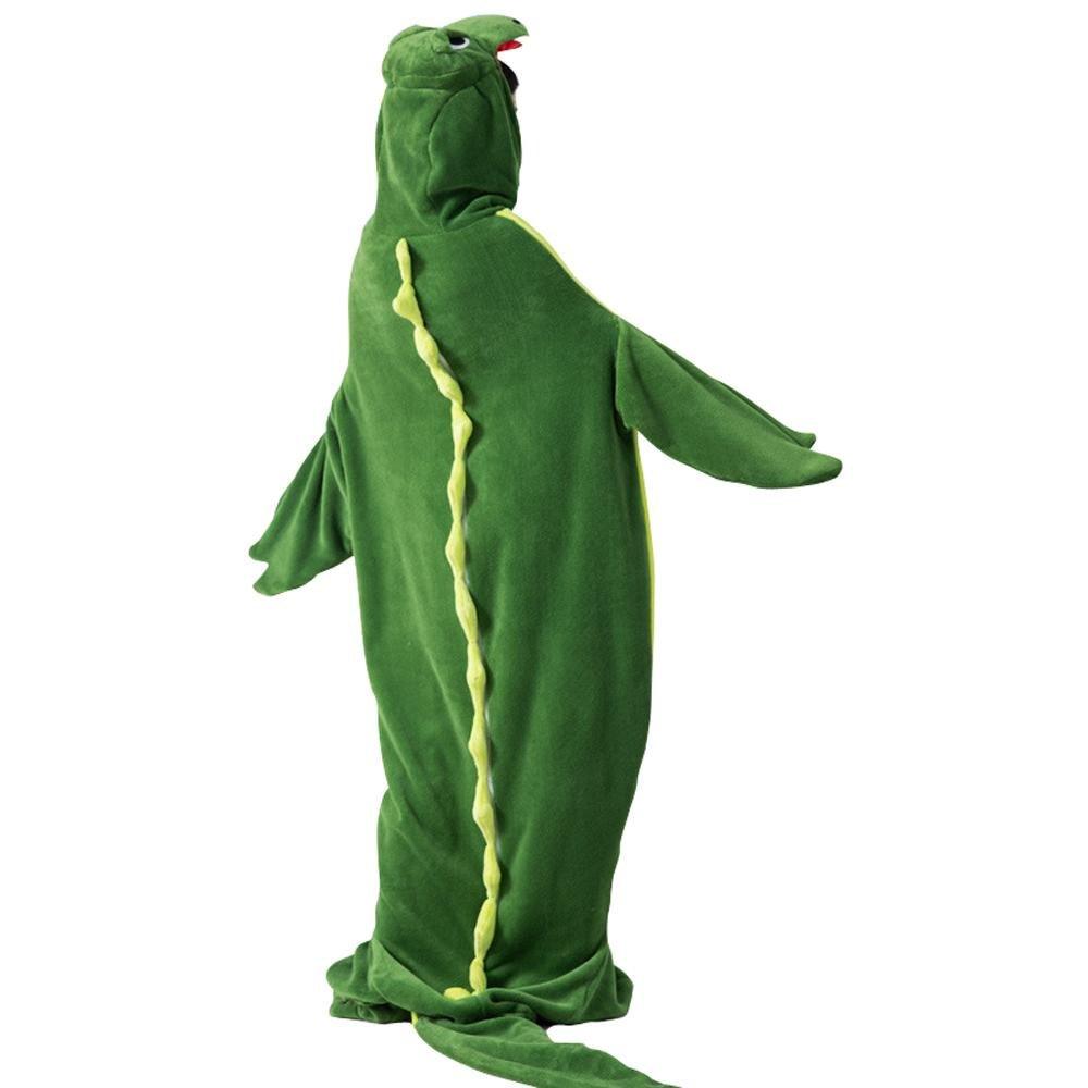 Crocodile Animal kigurumi onesies Costume Cozy Fleece Pajama Robe - Pajamasbuy