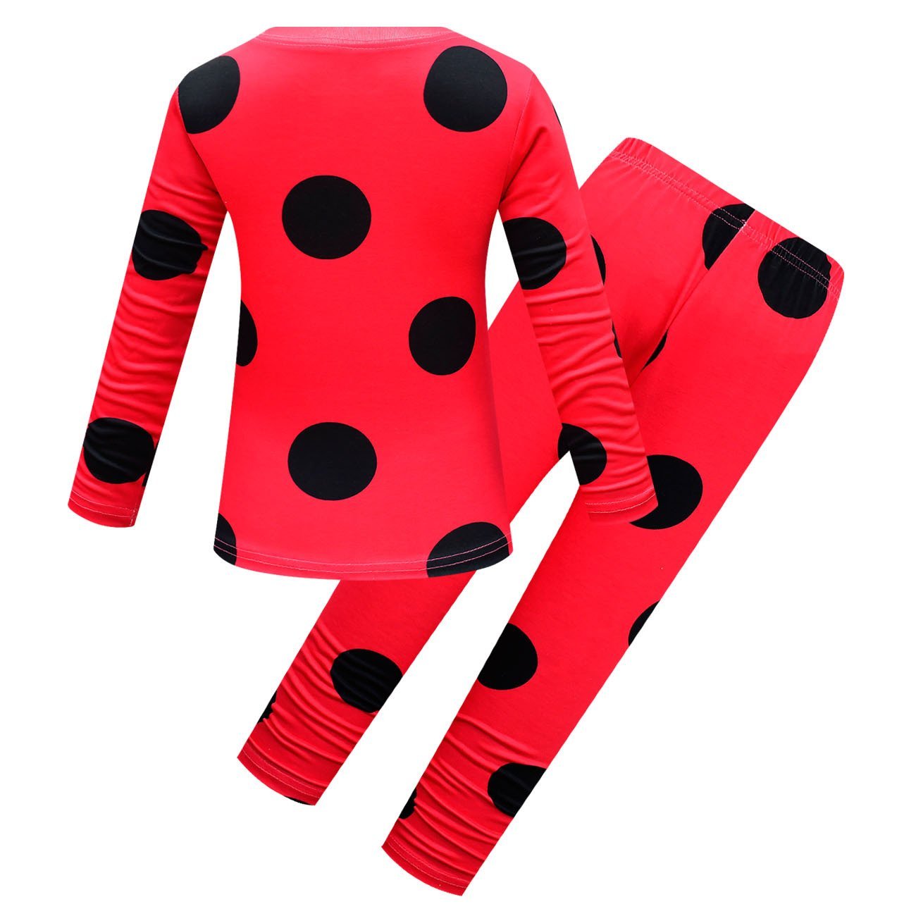 BuyCry Babies Miraculous Ladybug Cosplay Cartoon Long Sleeve Pants Mask Three Pieces Set Now Cheaper With 3 - 5 Days Ship - PajamasBuy