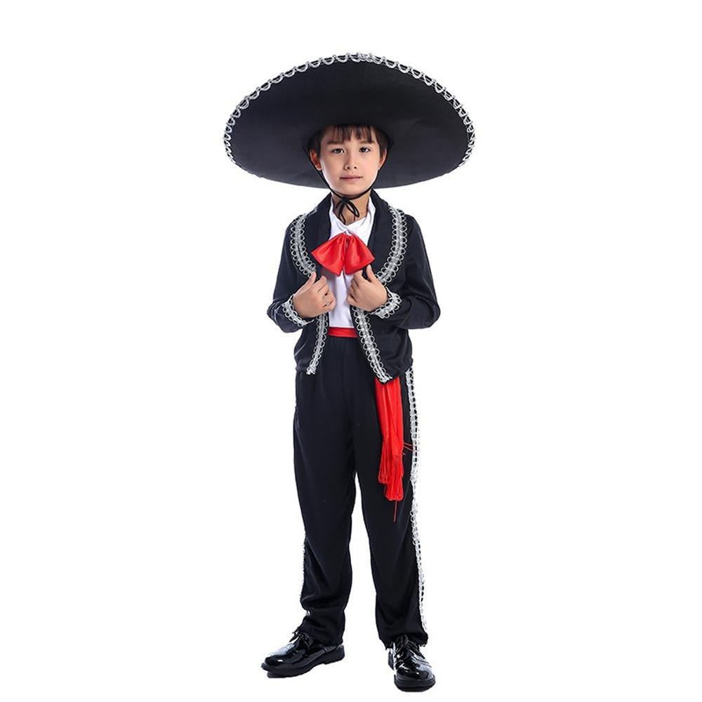 Day of the Dead Mariachi Amigo Kids Party Fancy Cosplay Costume - Pajamasbuy