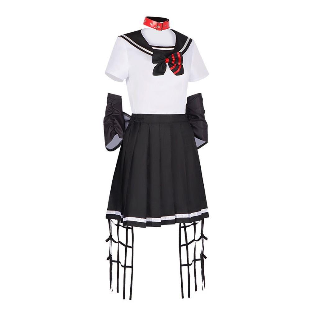 Dead Mount Death Play Shinoyama Poruka Sakimiya Misaki Anime Cosplay Costume Outfits Halloween Carnival Suit - Pajamasbuy