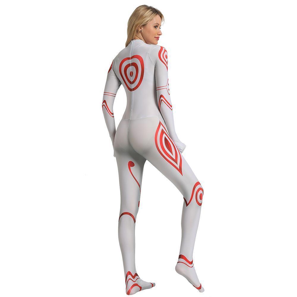 Deadman Wonderland Shiro Cosplay Costume Zentai Bodysuit for Halloween Party - Pajamasbuy