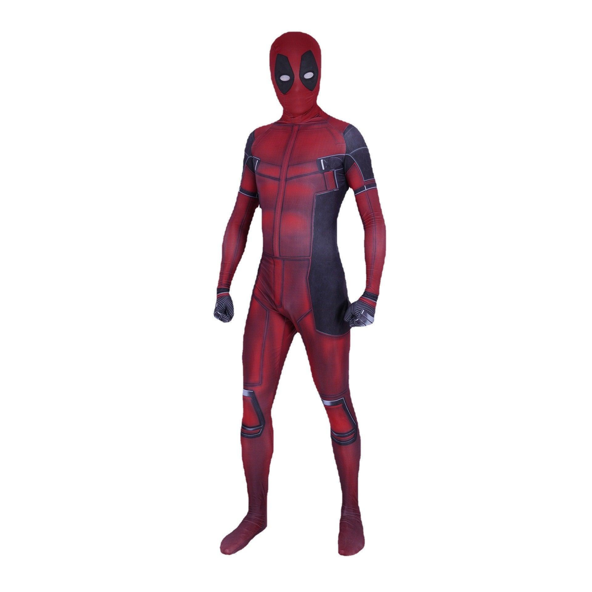 Deadpool Wade Wilson Cosplay Jumpsuit Adult And Kids Halloween Costume - Pajamasbuy