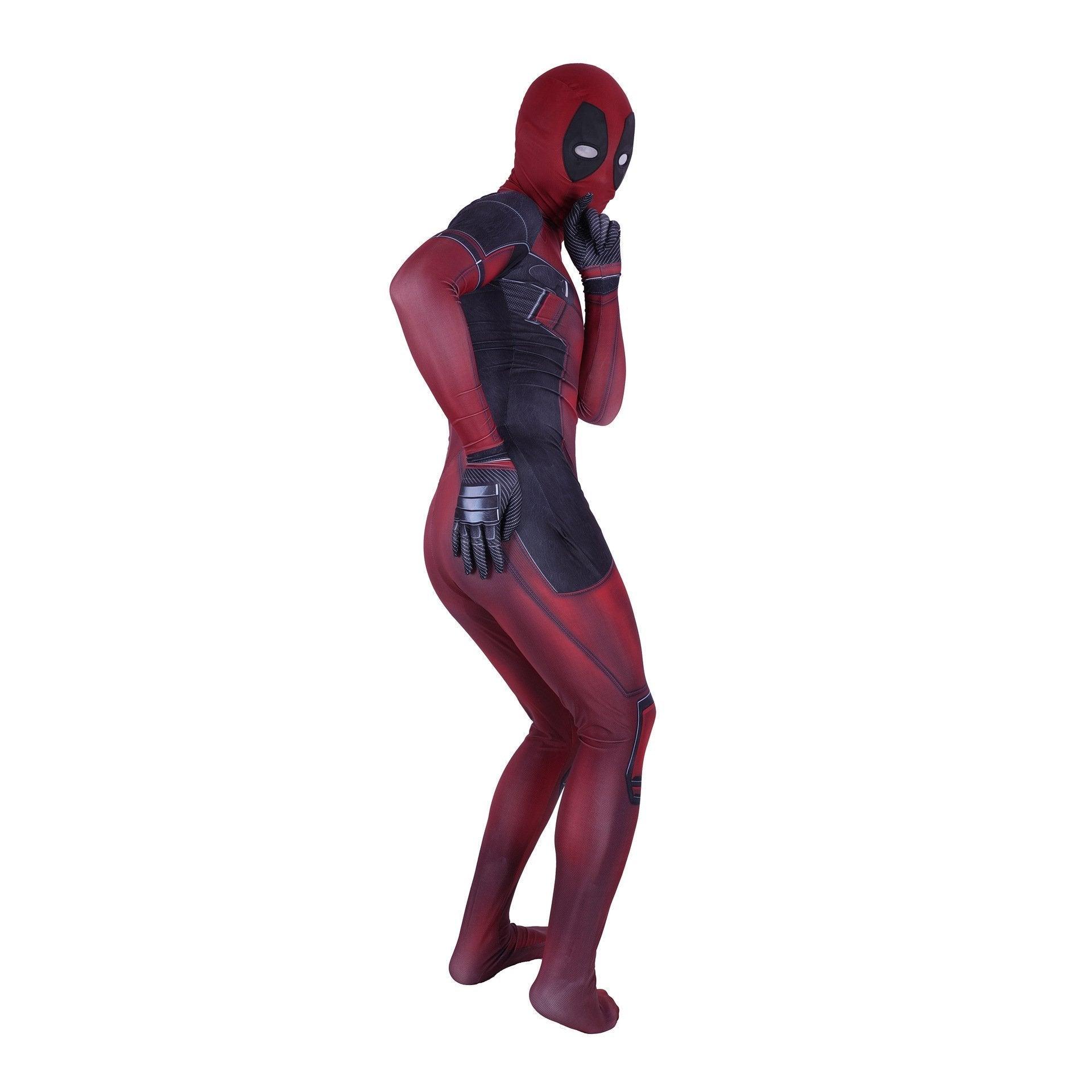 Deadpool Wade Wilson Cosplay Jumpsuit Adult And Kids Halloween Costume - Pajamasbuy