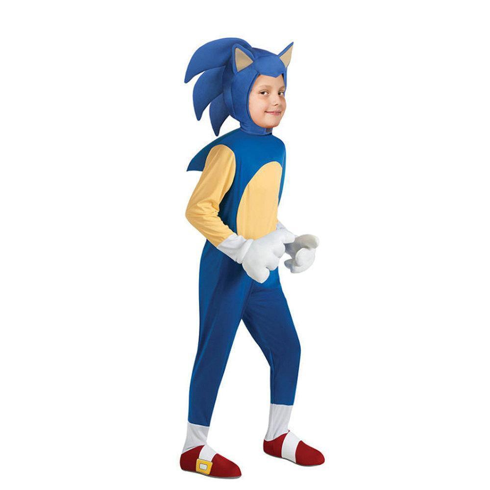 Deluxe Sonic The Hedgehog Costume Girl Game Character Cosplay Halloween Costume for Kids - Pajamasbuy