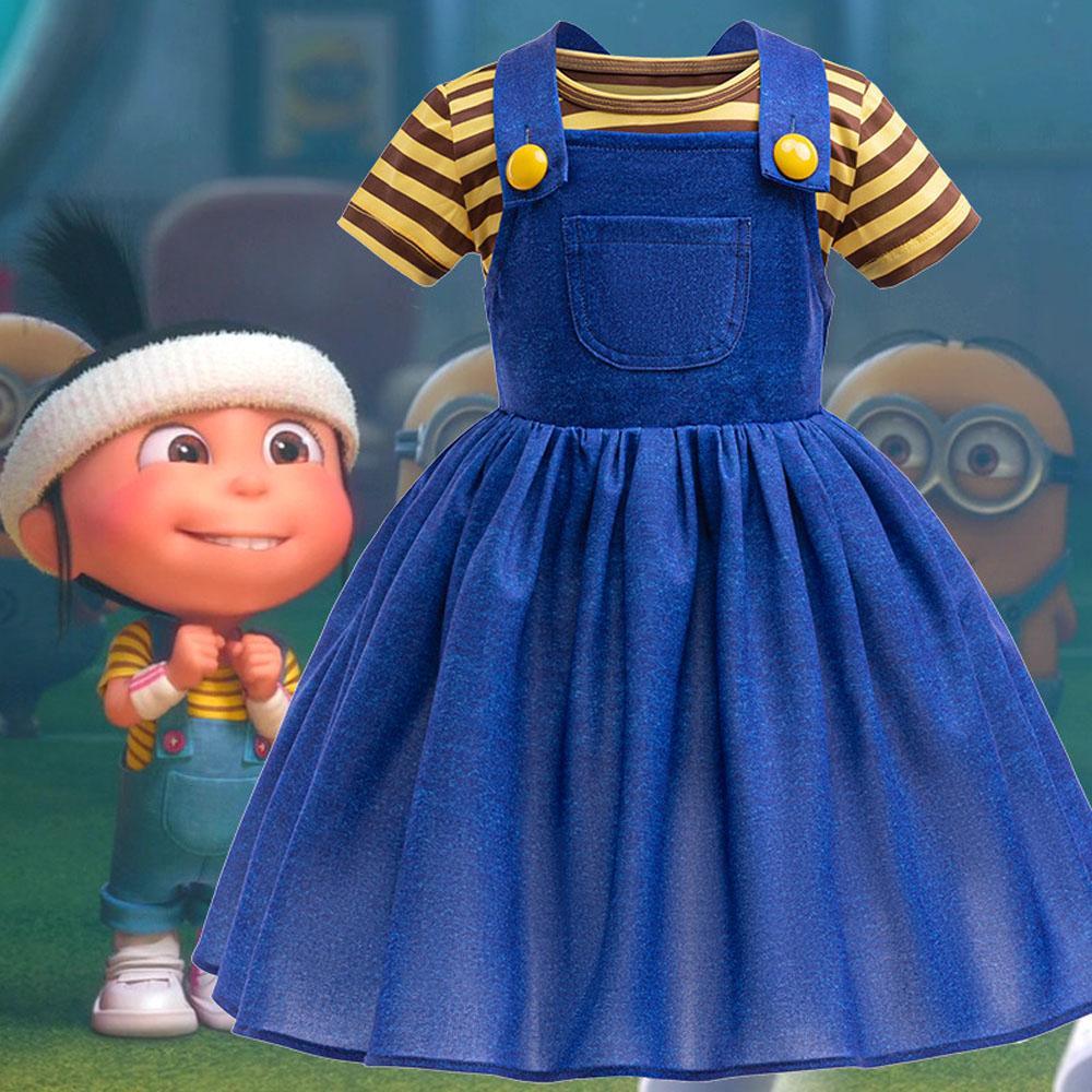 Despicable Me Agnes Costume Cosplay Dress Halloween Party Outfit - Pajamasbuy