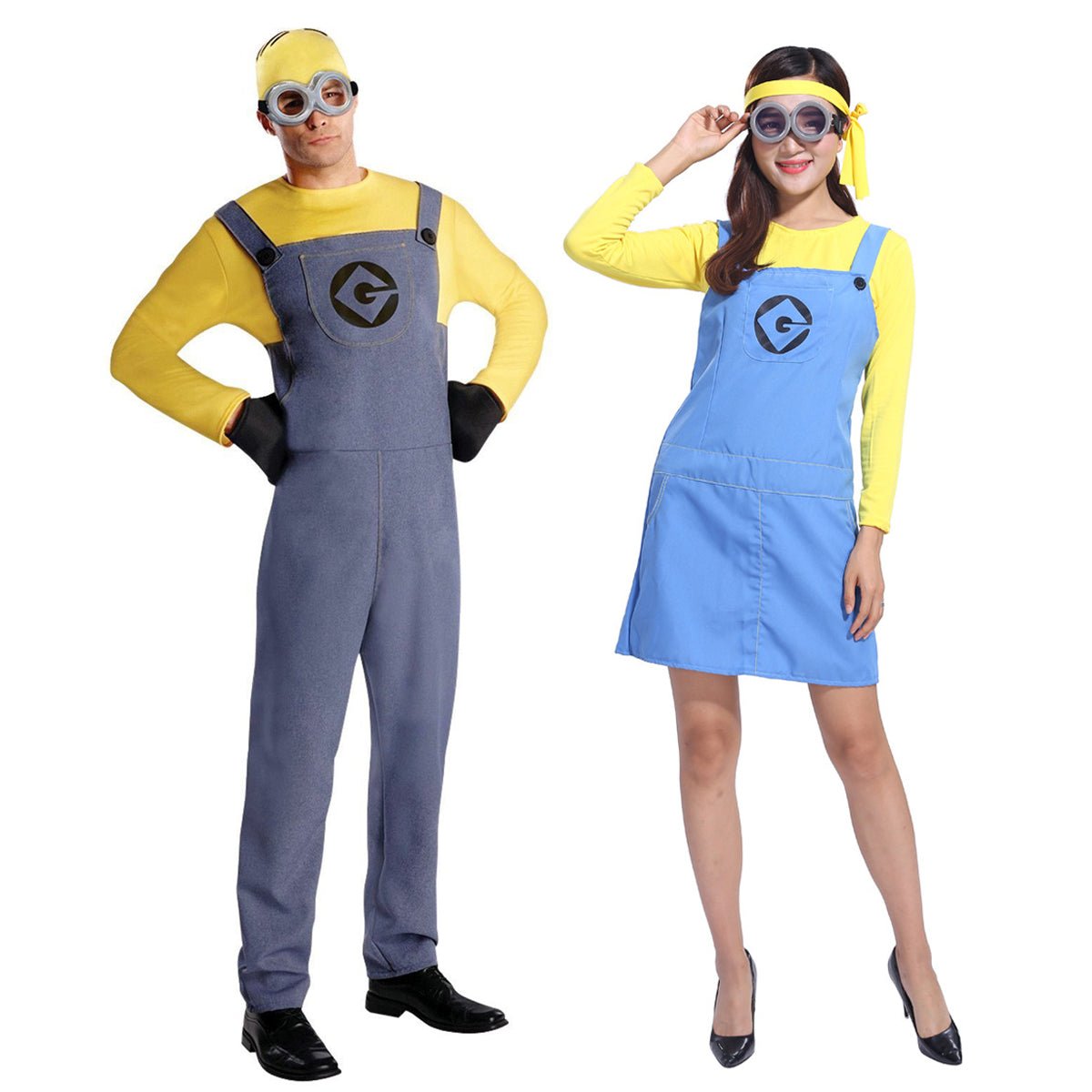 BuyDespicable Me Costumes for Adults Minions Cosplay Cartoon Party Suit Women Men Couples Halloween Now Cheaper With 3 - 5 Days Ship - PajamasBuy